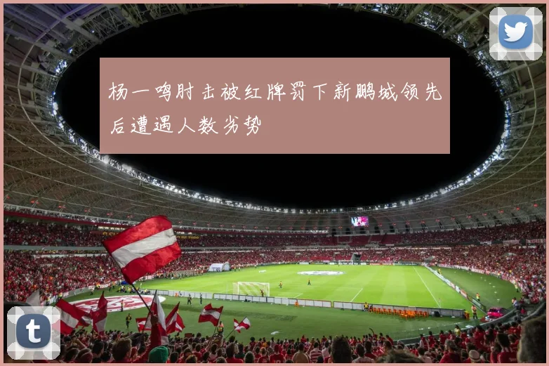 杨一鸣肘击被红牌罚下新鹏城领先后遭遇人数劣势